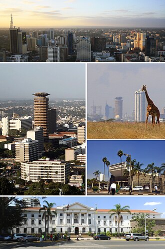 African cityscape